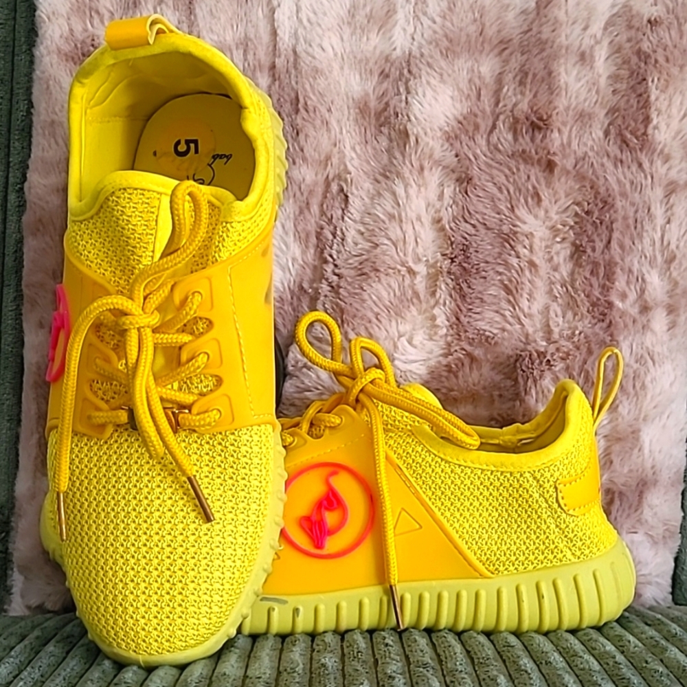 Baby Phat Neon Yellow Tennis Shoes